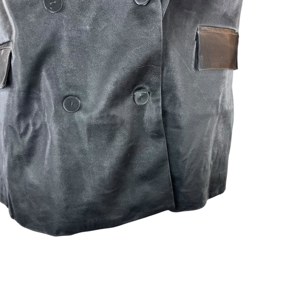BLANKNYC Vegan Leather Blazer in Fighting Words Medium New with tags - Picture 6 of 14